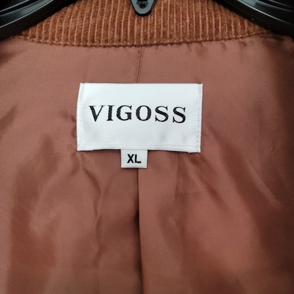 Vigoss Oversized Wool Blend Plaid Shacket NWOT - Picture 4 of 8